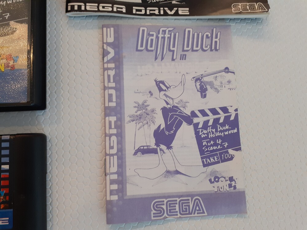 Venda - Jogo Daffy Duck in Hollywood Sega Mega Drive Completo versão PT ...